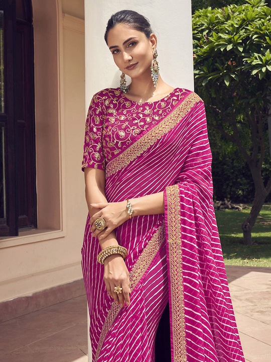 469857cc cb3a 42fe 8802 f524436b68d11676988742987SATRANIPinkPolyGeorgetteLaceScreenPrintedsaree2