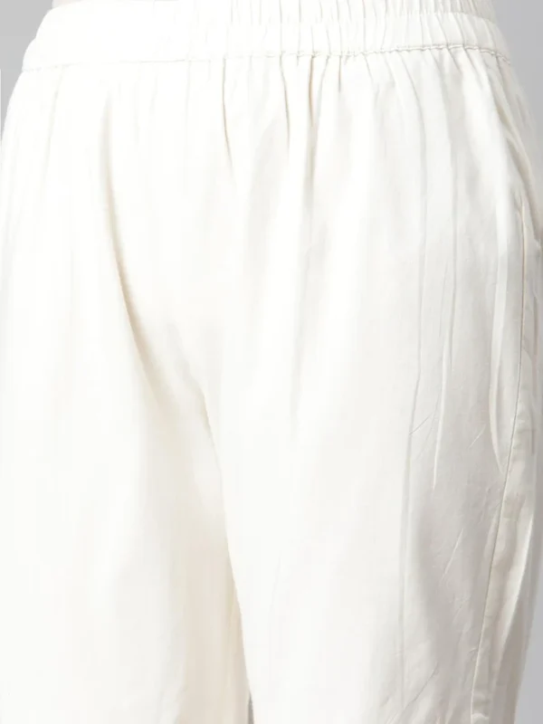 Divena Printred Cotton Kurta Set With Sharara And Dupatta - Image 4