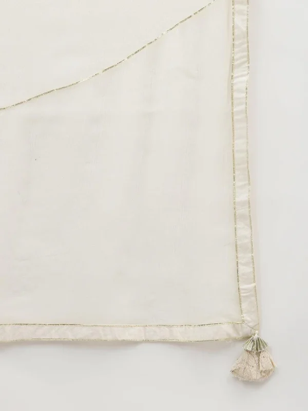 Divena Baby Pink Pure Rassion Chenderi Kurta Sharara Set with Dupatta - Image 8