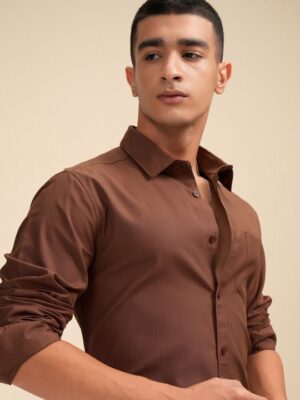 Men Solid Casual Shirt