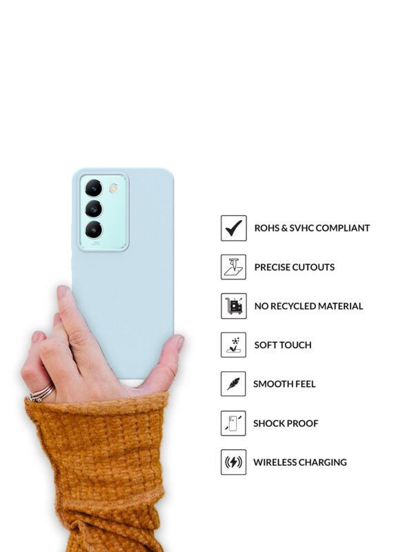 vivo T3 5G Liquid Silicone Back Cover - Image 4